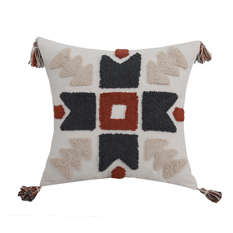 Geometric waist pillow sofa back cushion