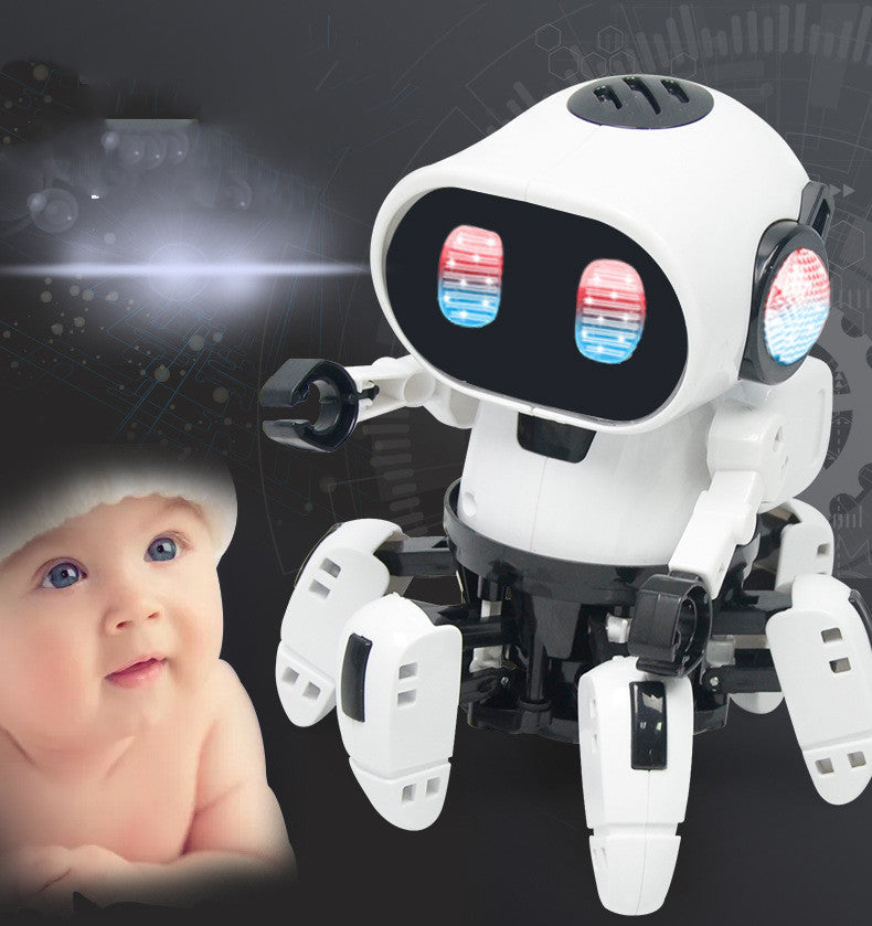 Intelligent hexapod robot electric toy