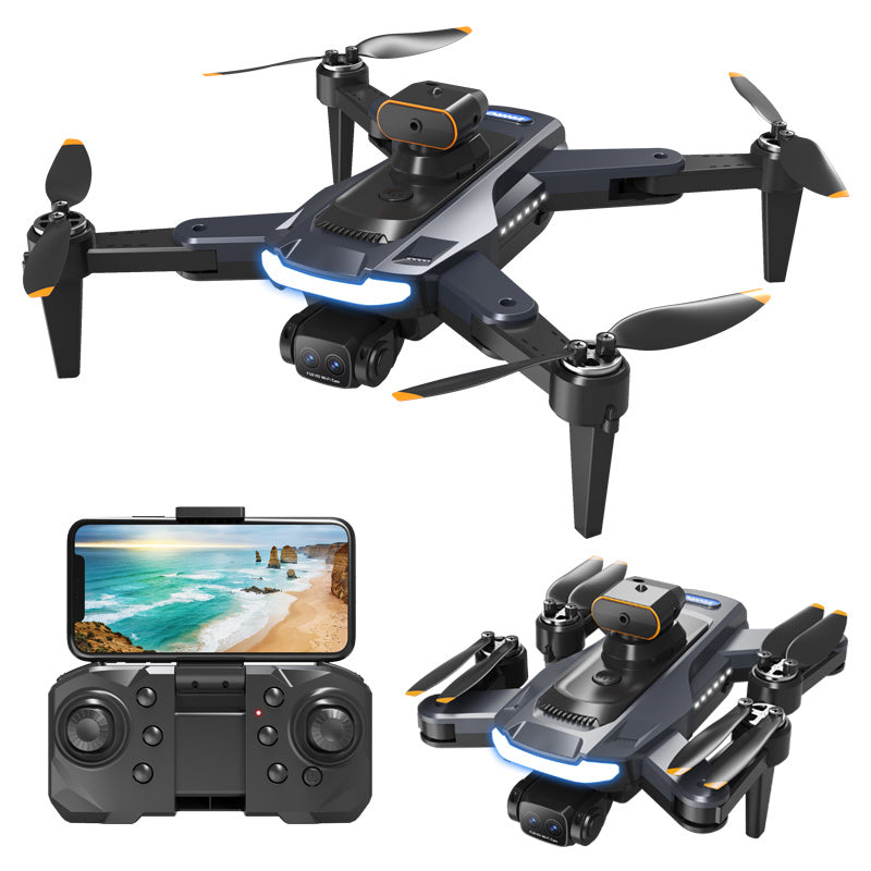 P17 Drone Retour Automatique Évitement d'Obstacles sans Balais Télécommande Photographie Aérienne Haute Définition Quadricoptère à Flux Optique