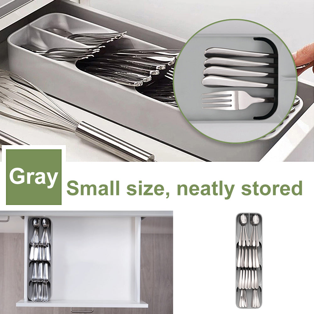 Separate storage box for soup spoon and fork