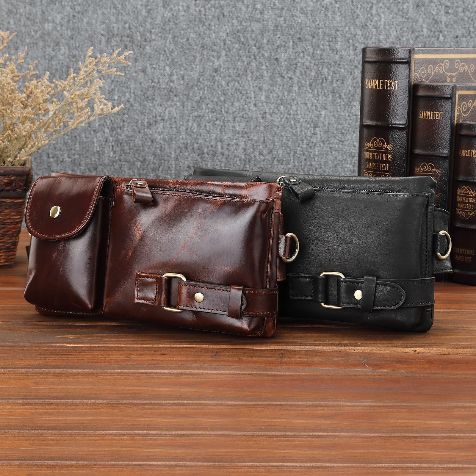 Korean Style Men's Belt Bag Outdoor Sports Multi-function