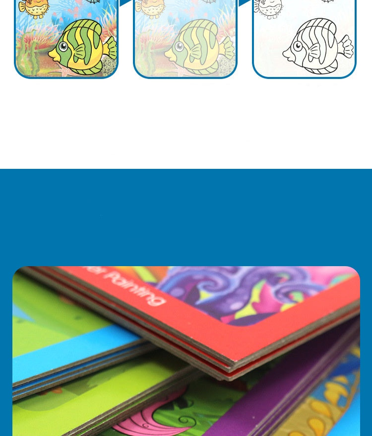 Children's Handmade Creative Magic Magic Water Painting Book