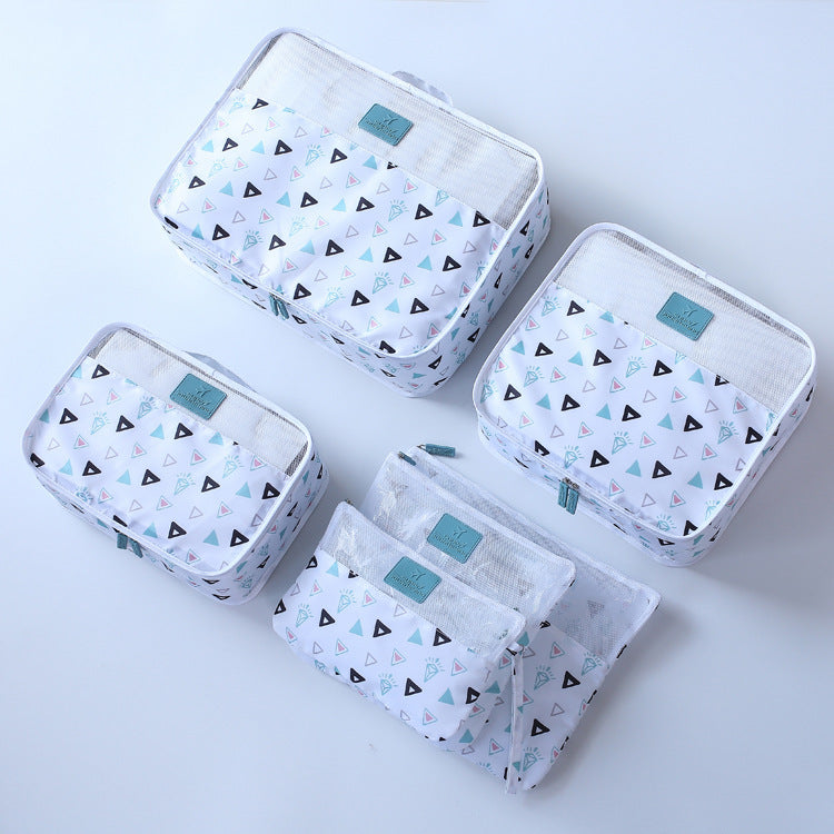 Travel storage bag set of six