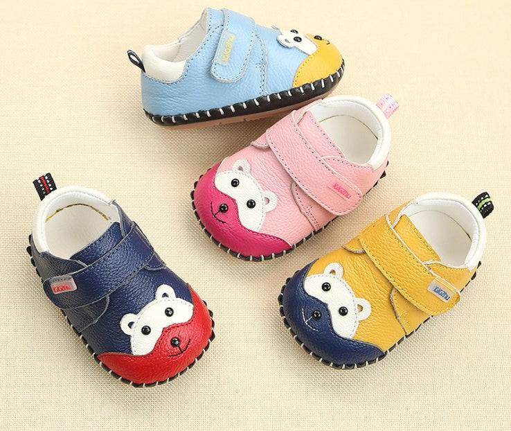 Male baby soft-soled step front shoes