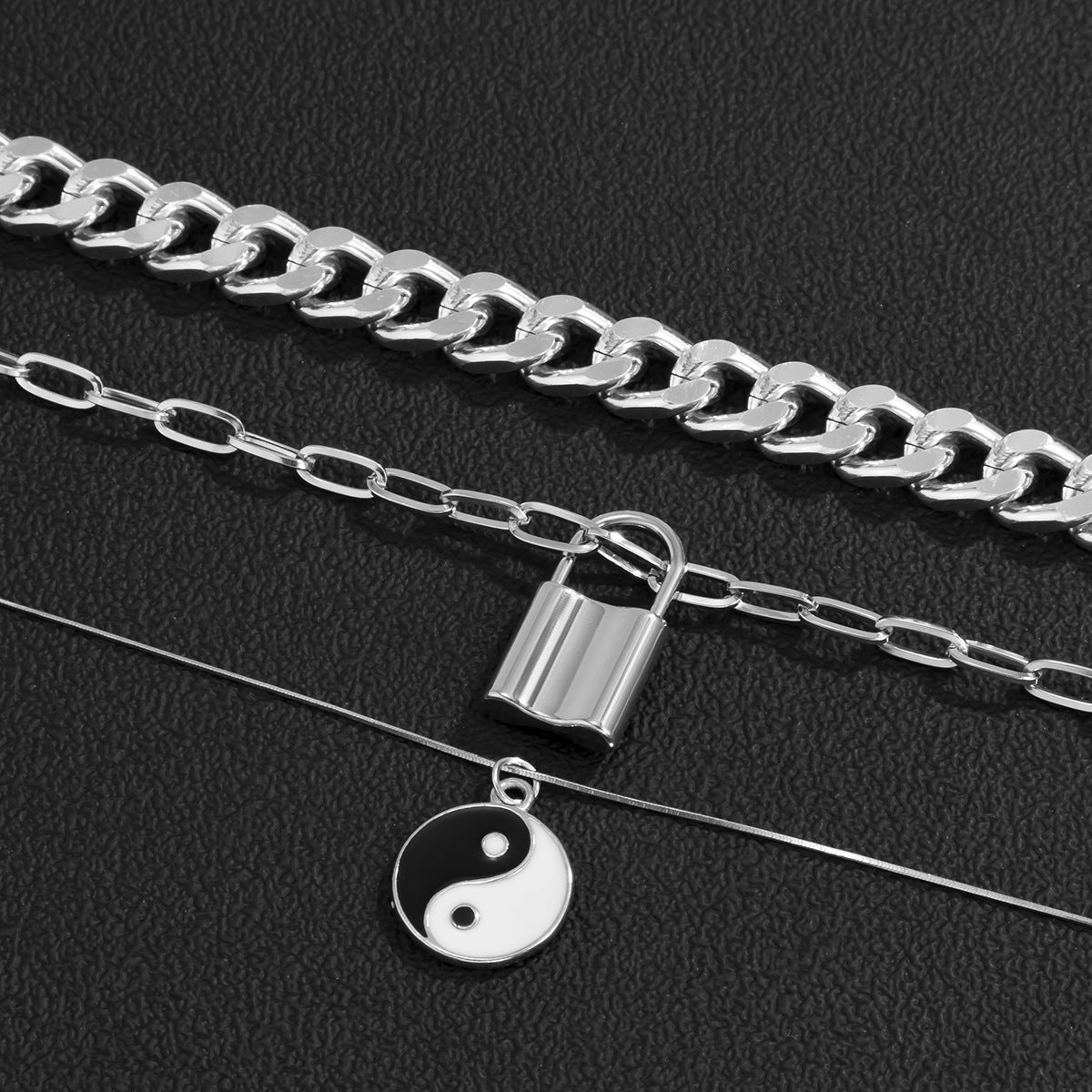 Street Hip Hop Geometric Vintage Necklace