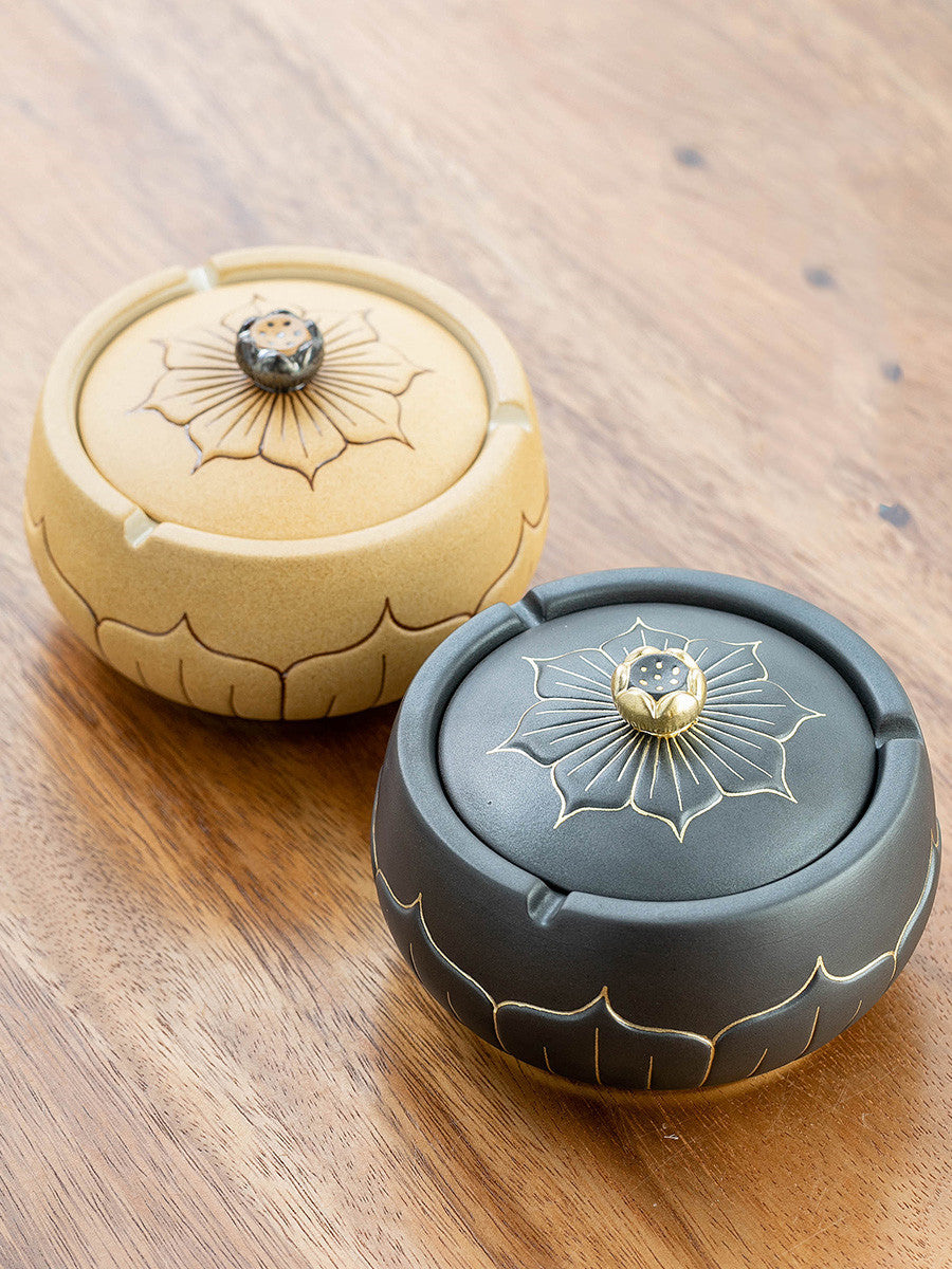 Ashtray Creative Personality Trend With Cover