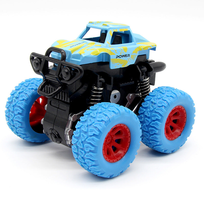 Child boy car toy inertial four-wheel drive off-road vehicle