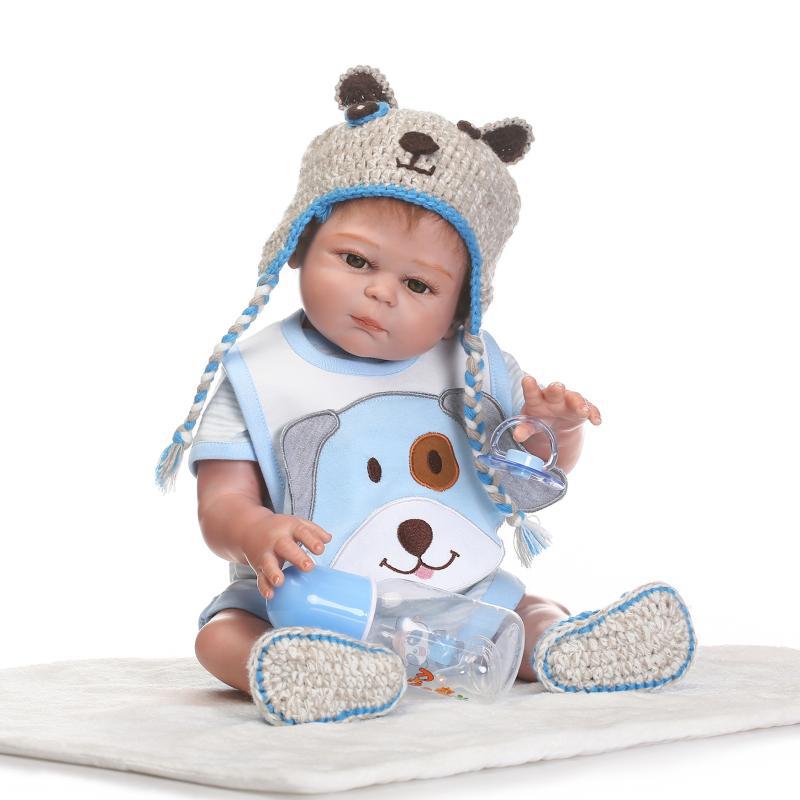 Full Glue Can Enter The Water Bath Toy Simulation Baby Doll