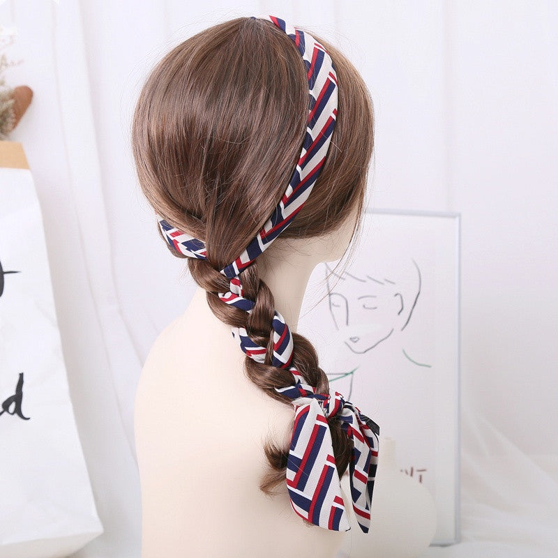 Women''s Net Red Head Rope  Braided Hair Retro Ribbon