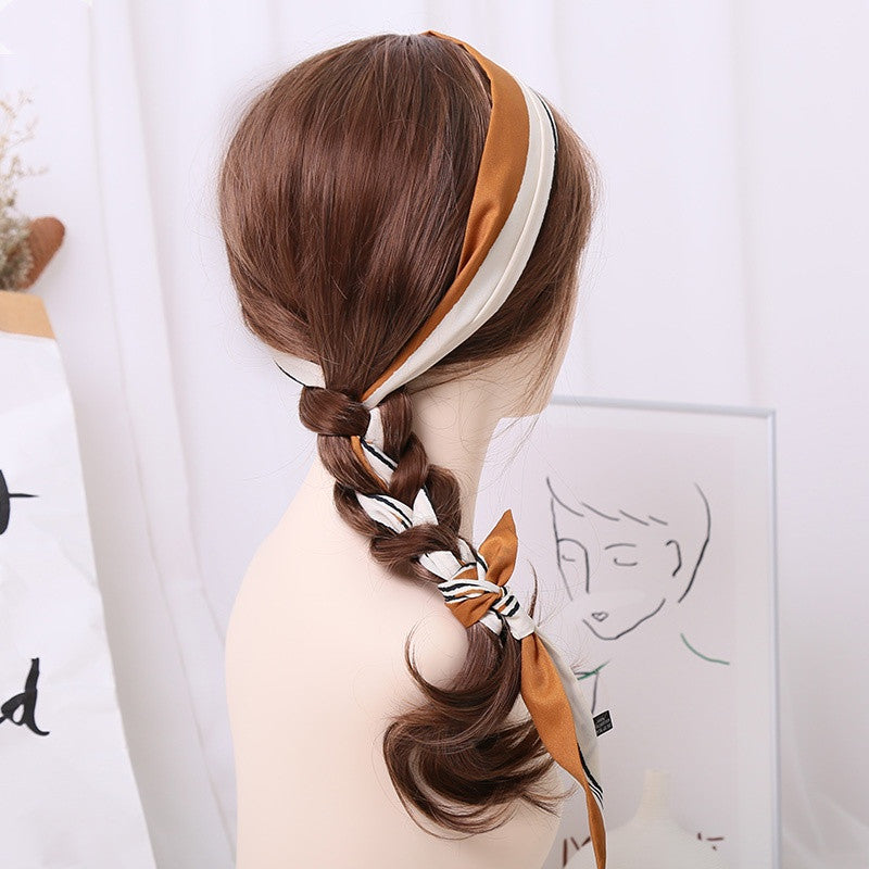 Women''s Net Red Head Rope  Braided Hair Retro Ribbon