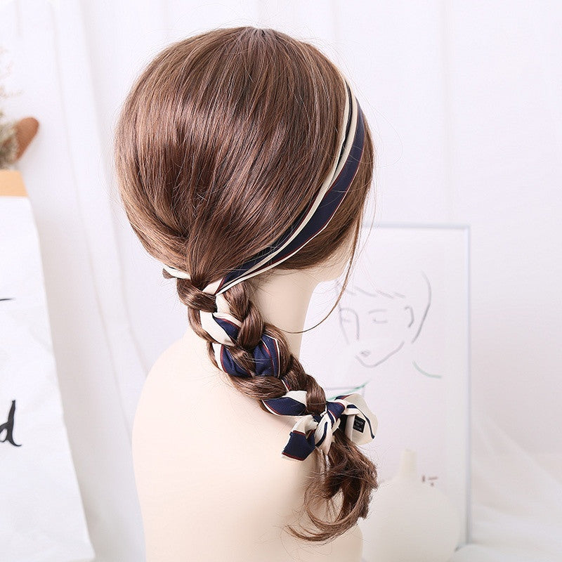 Women''s Net Red Head Rope  Braided Hair Retro Ribbon