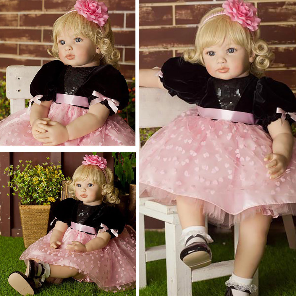 Gift Simulation Cute Princess Long Hair Doll