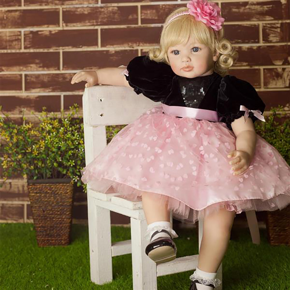 Gift Simulation Cute Princess Long Hair Doll