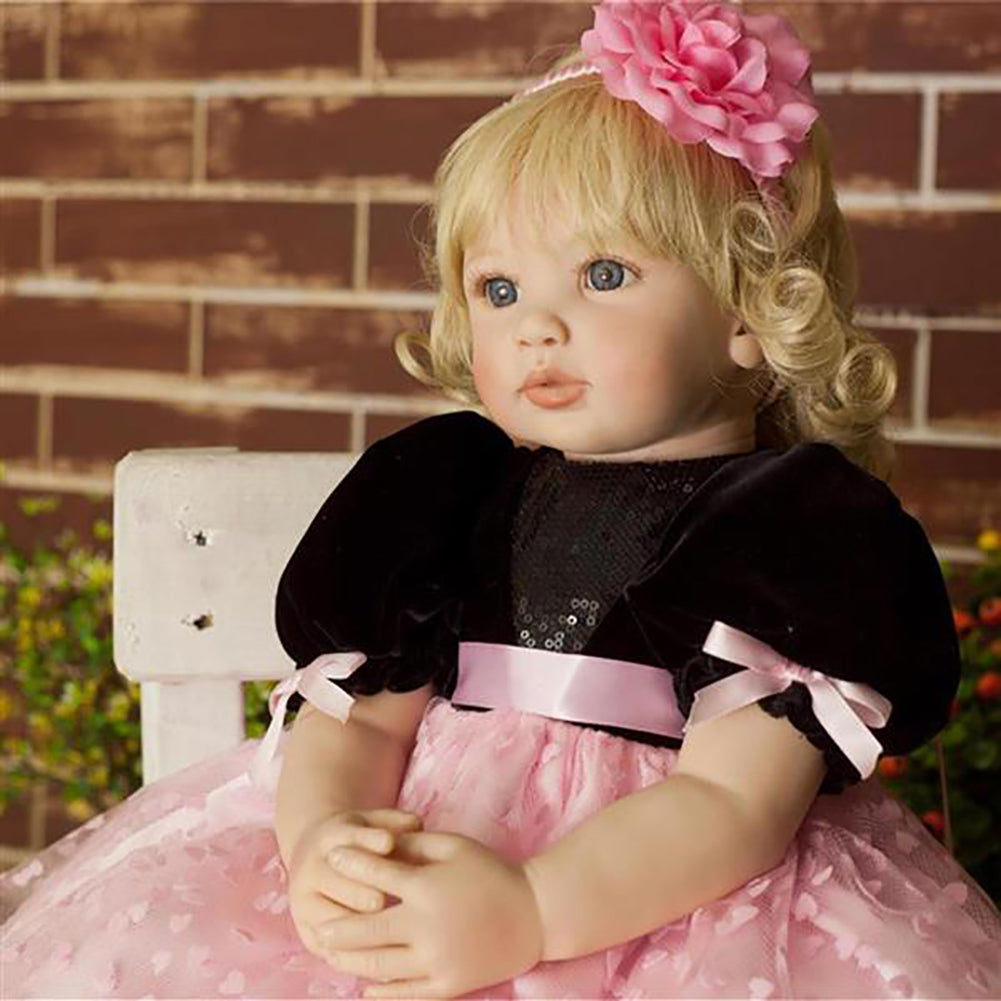 Gift Simulation Cute Princess Long Hair Doll