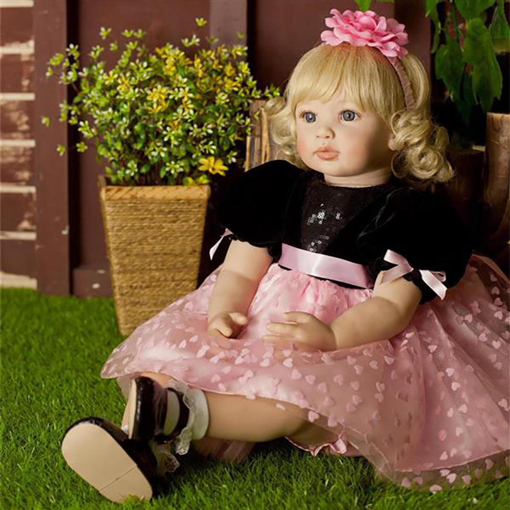 Gift Simulation Cute Princess Long Hair Doll