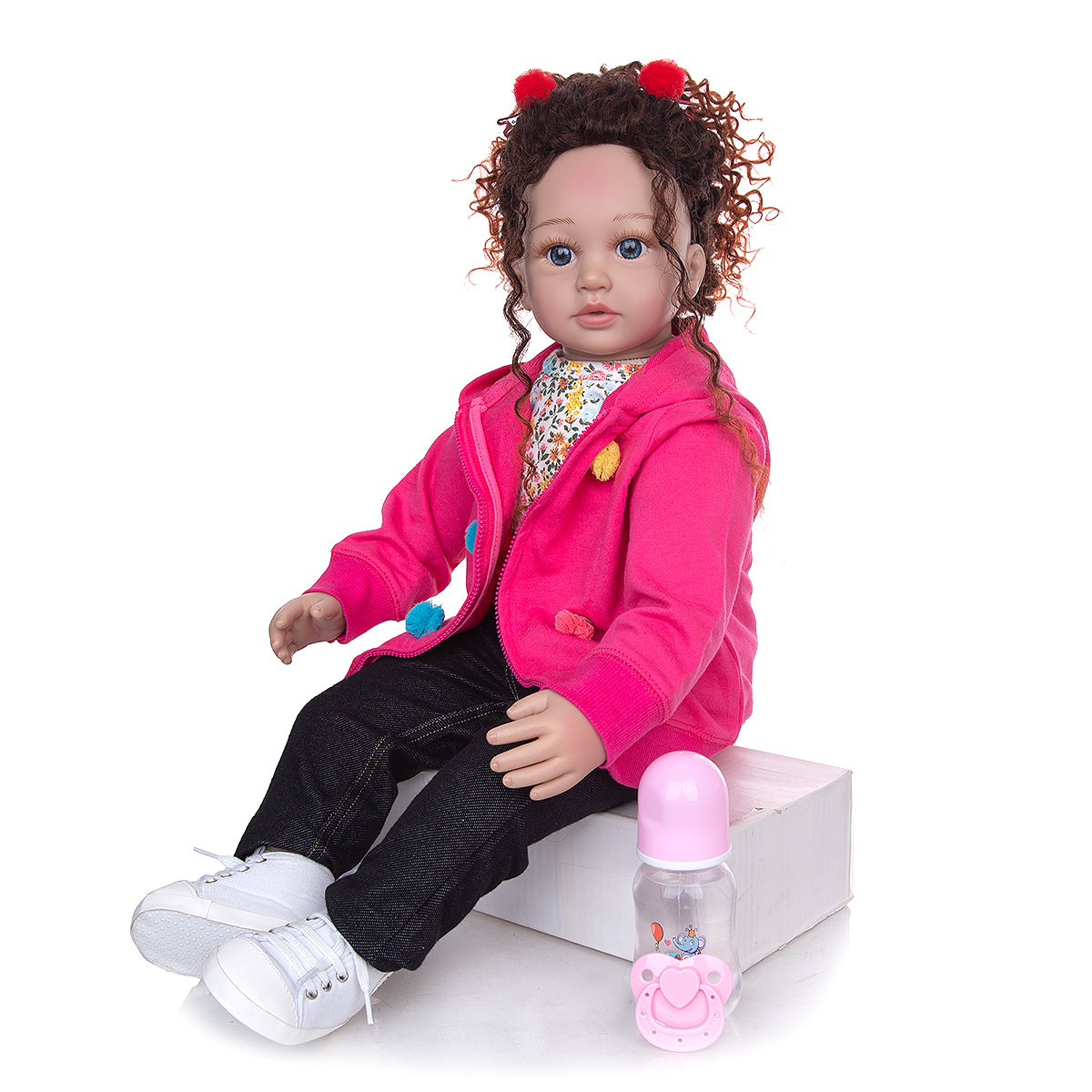 Silicone Rebirth Doll Cute 24 Inch Simulation Baby