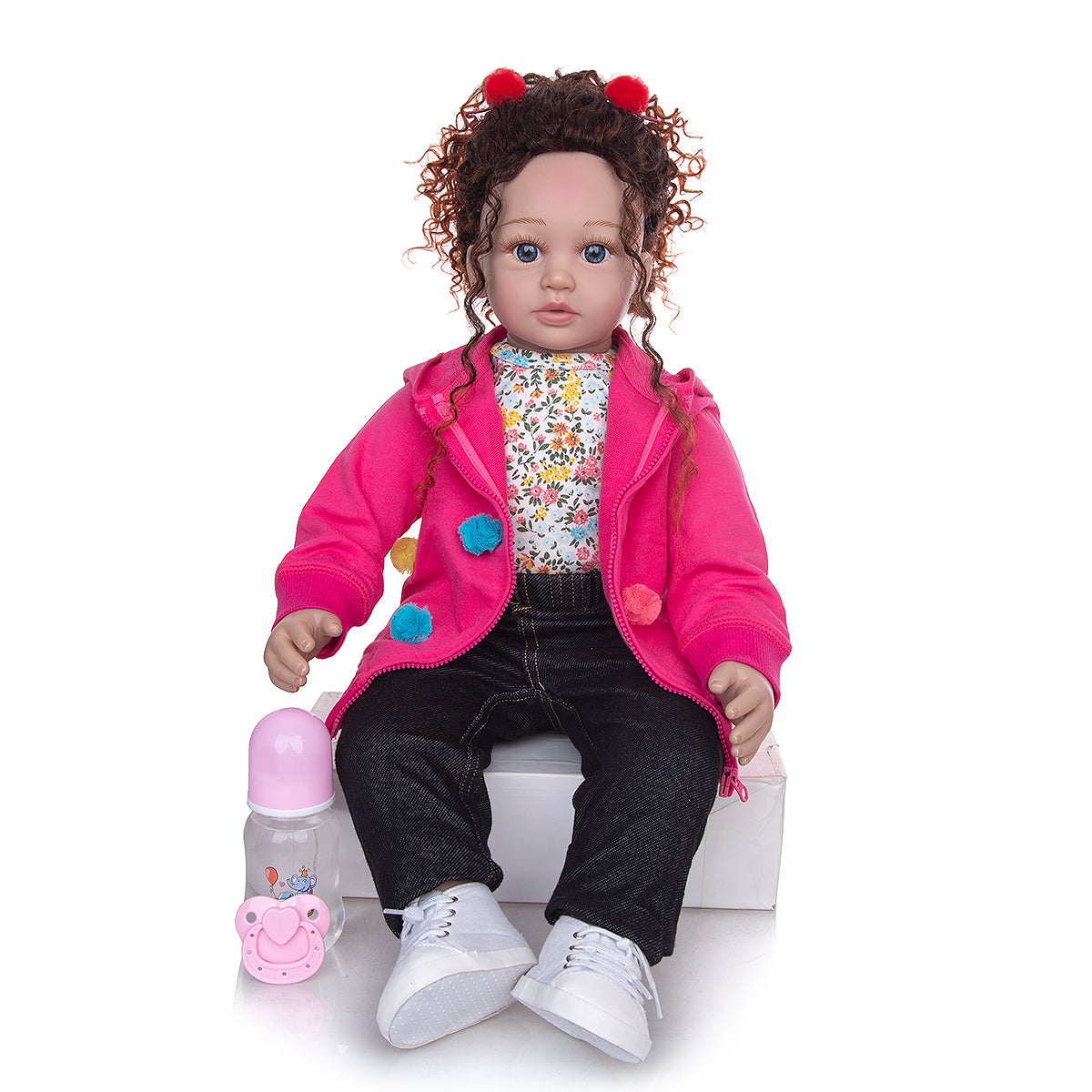 Silicone Rebirth Doll Cute 24 Inch Simulation Baby