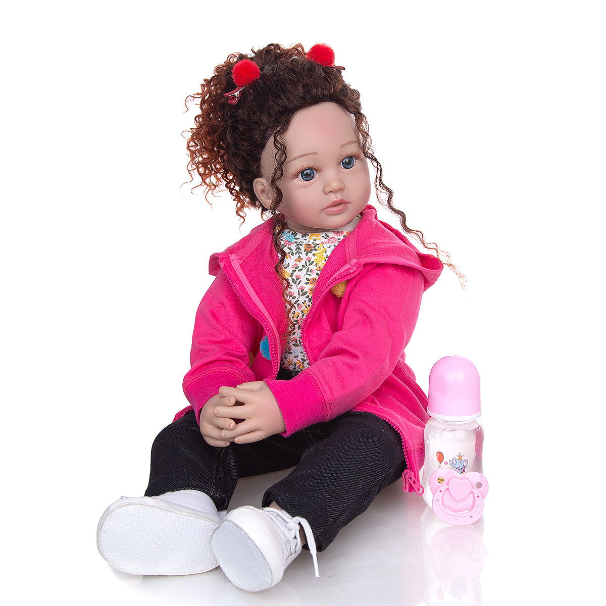 Silicone Rebirth Doll Cute 24 Inch Simulation Baby
