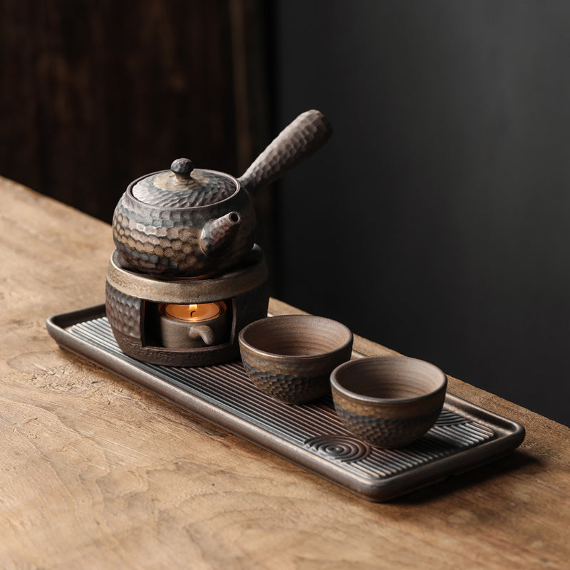 Single Teapot, One Pot, Two Cups With Tea Tray, Home Office Gift Warm Tea Set