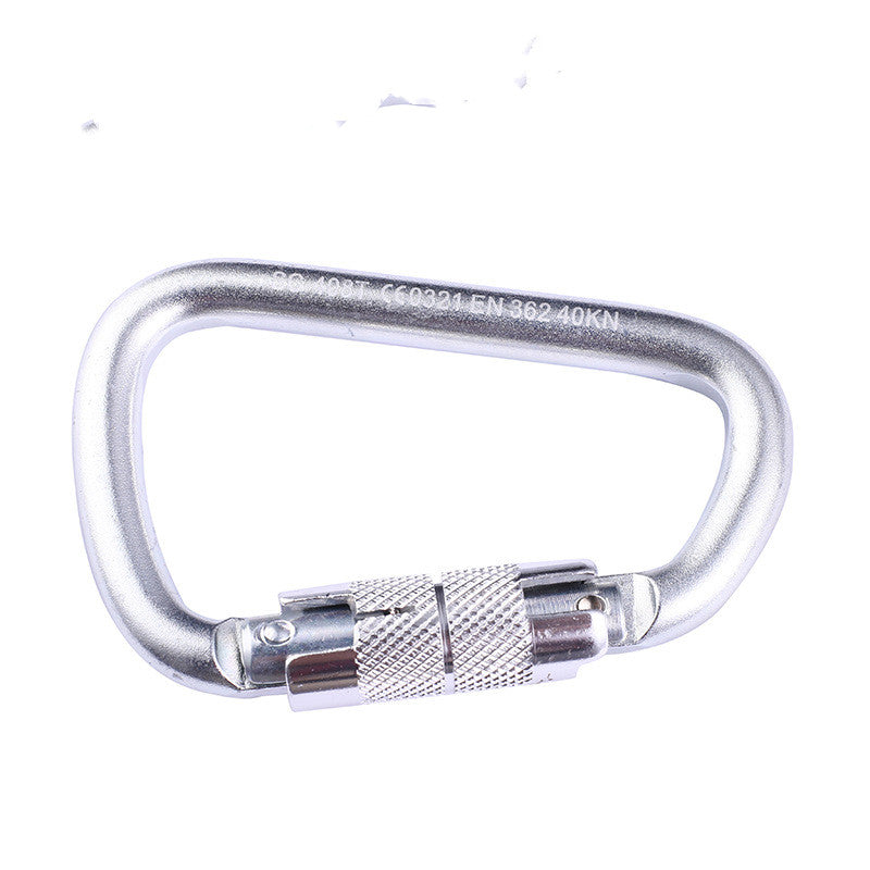 Rock Climbing Mountain Rescue D Type Automatic Steel