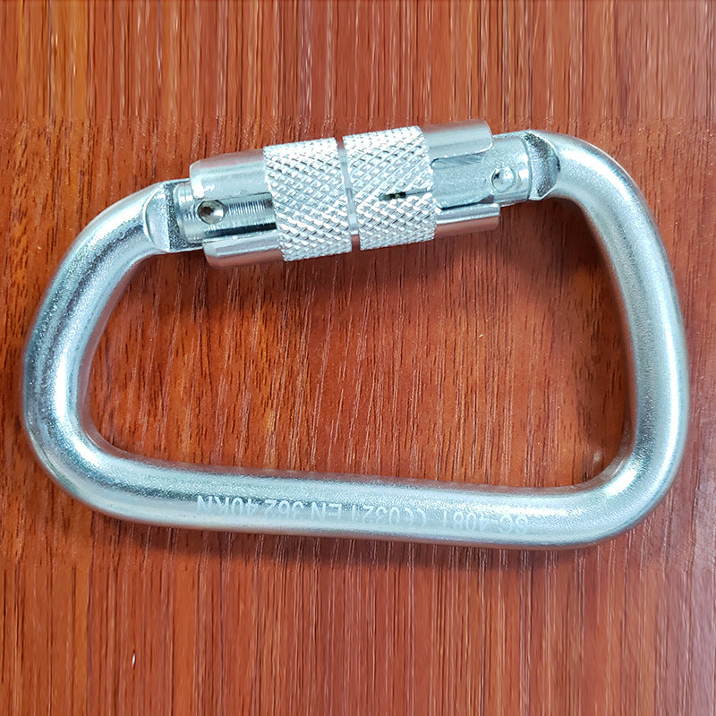 Rock Climbing Mountain Rescue D Type Automatic Steel