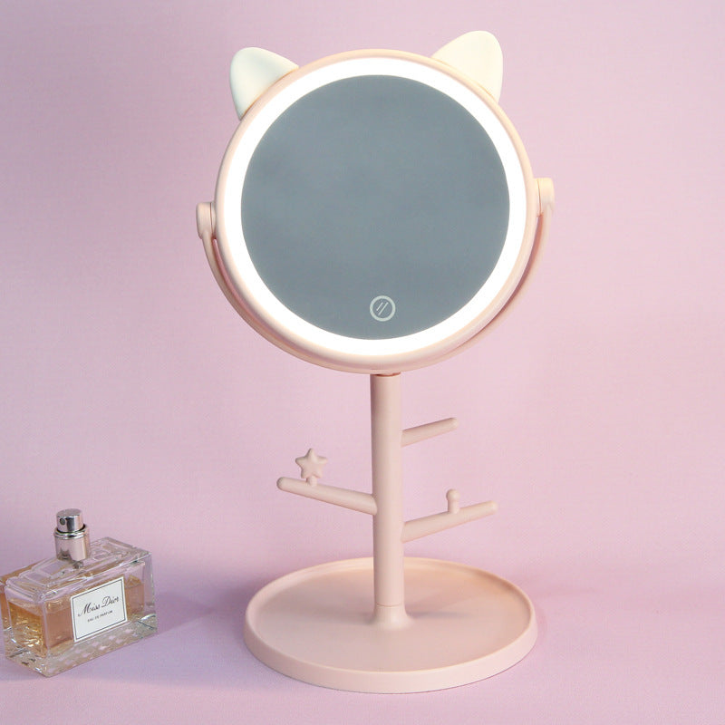 USB Charging Smart Light Makeup Mirror With Light
