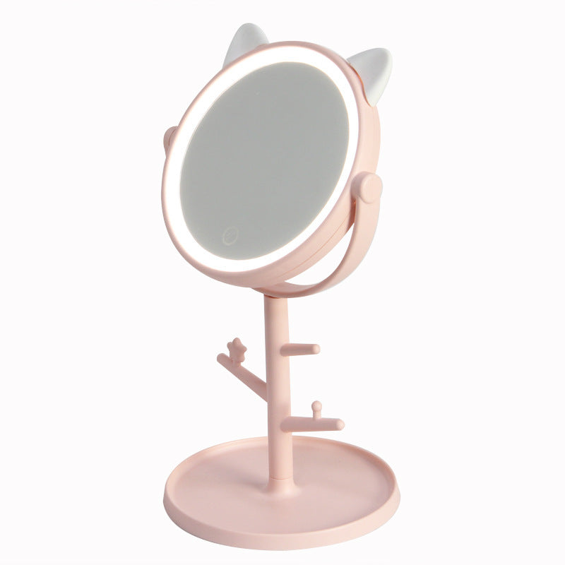 USB Charging Smart Light Makeup Mirror With Light