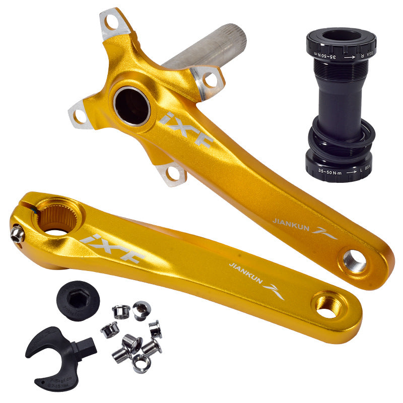 Mountain Bike Hollow Integrated Aluminum Alloy Crank