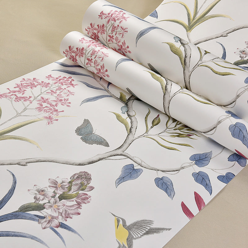 Retro American Country Wallpaper Fresh 3D Three-dimensional Non-woven Wallpaperer