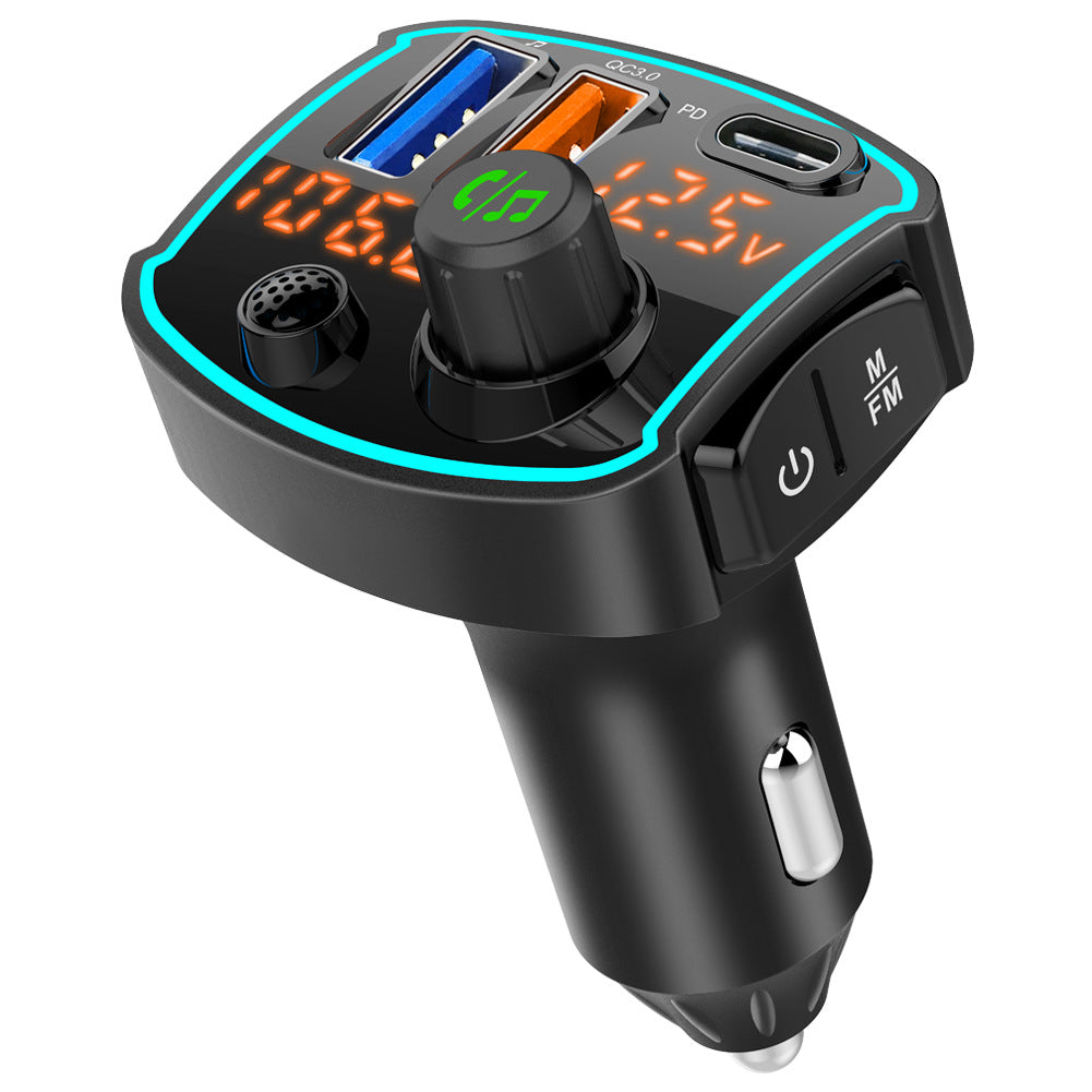 Fast Charging Dual Screen Fm Car Mp3 Bluetooth Player
