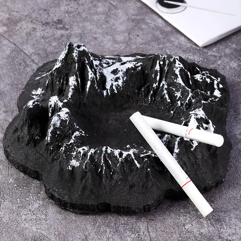 Resin Snow Mountain Peak Ashtray Decoration