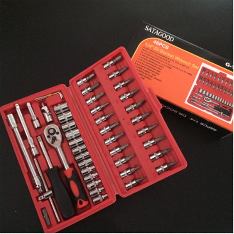 46-piece Socket Wrench Set Repair Car Ratchet Wrench
