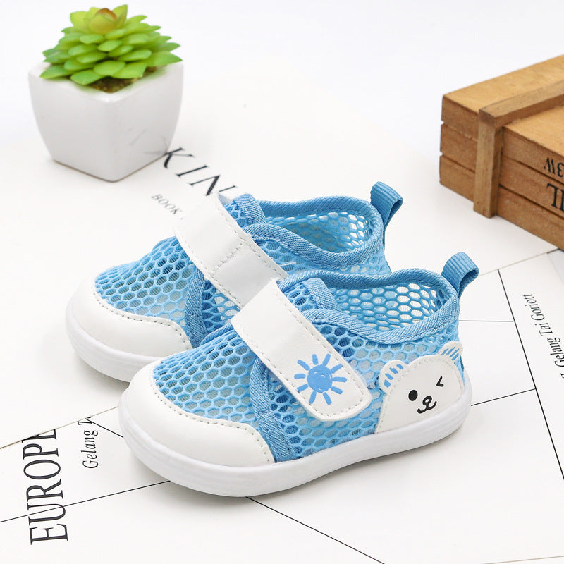 Toddler Shoes Baby Net Shoes Breathable Soft Bottom Non-Slip Sandals