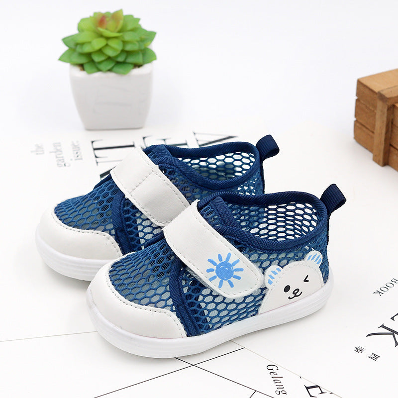 Toddler Shoes Baby Net Shoes Breathable Soft Bottom Non-Slip Sandals