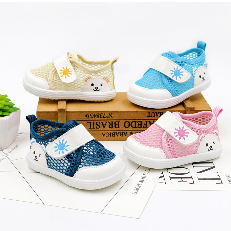 Toddler Shoes Baby Net Shoes Breathable Soft Bottom Non-Slip Sandals