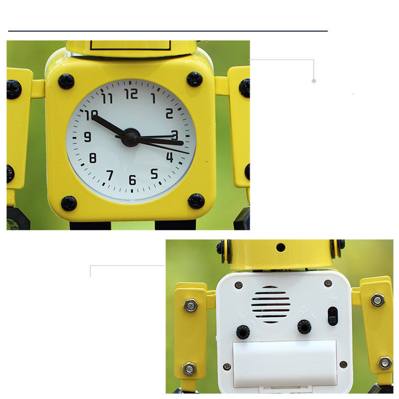 Deformation Robot Alarm Clock Creative Student Small Alarm Clock