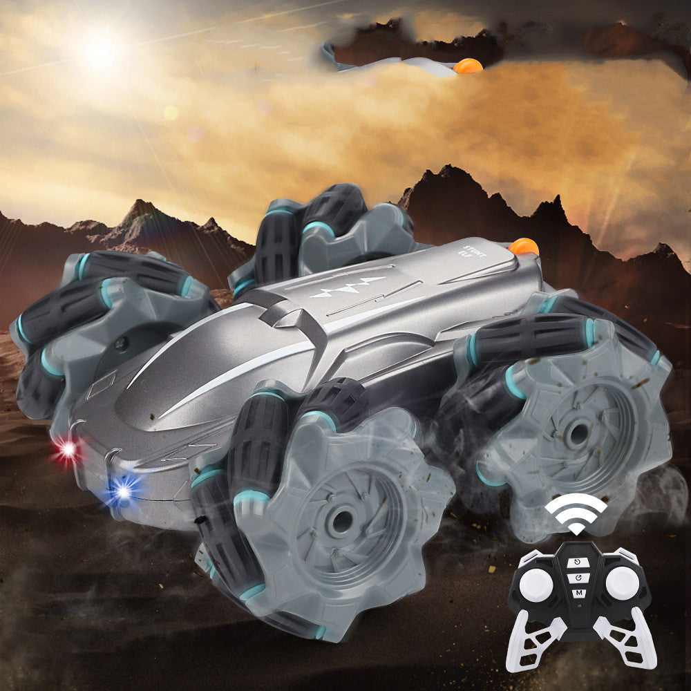 Children's Toy Remote Control Car Stunt Rolling Universal Drift