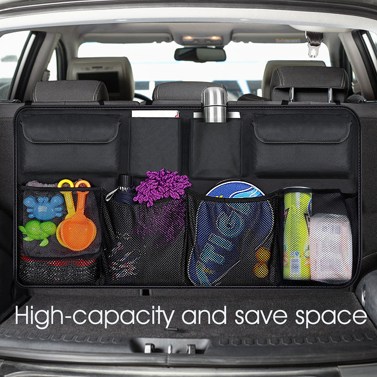 Car Foldable Trunk Storage Hanging Bag Storage Bag