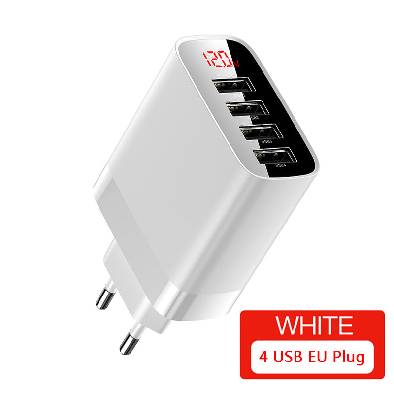 Mirror Lake Digital Display 4U Travel Charger