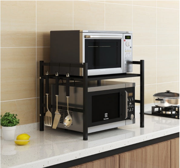 Multifunctional Rack For Kitchen Retractable Microwave Oven Rack