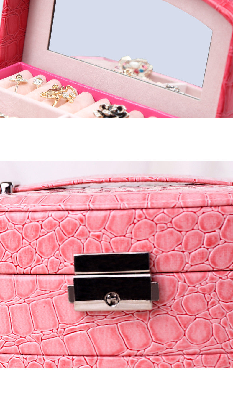 3 Layers Leather Jewelry Boxes