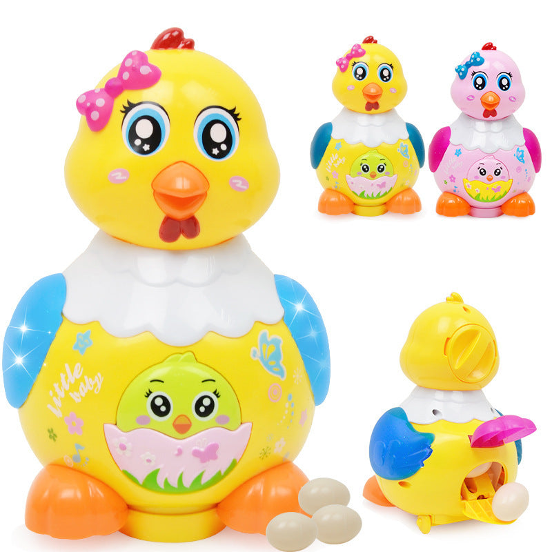 Little Hen Who Can Lay Eggs Electric Toys Light And Music Electric Laying Hens