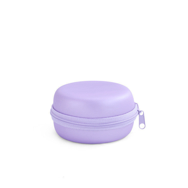 Macaron Ring Earrings Jewelry Storage Box Bag