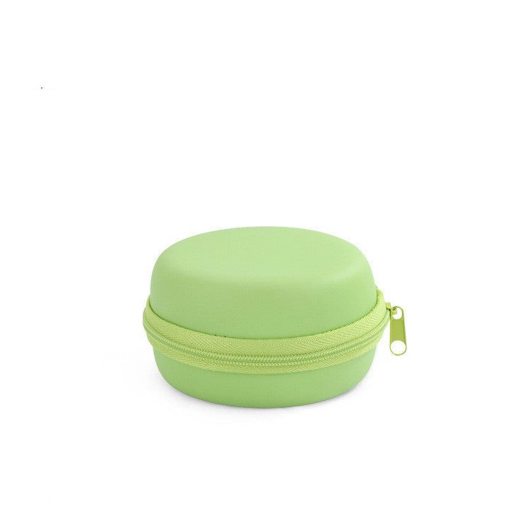 Macaron Ring Earrings Jewelry Storage Box Bag