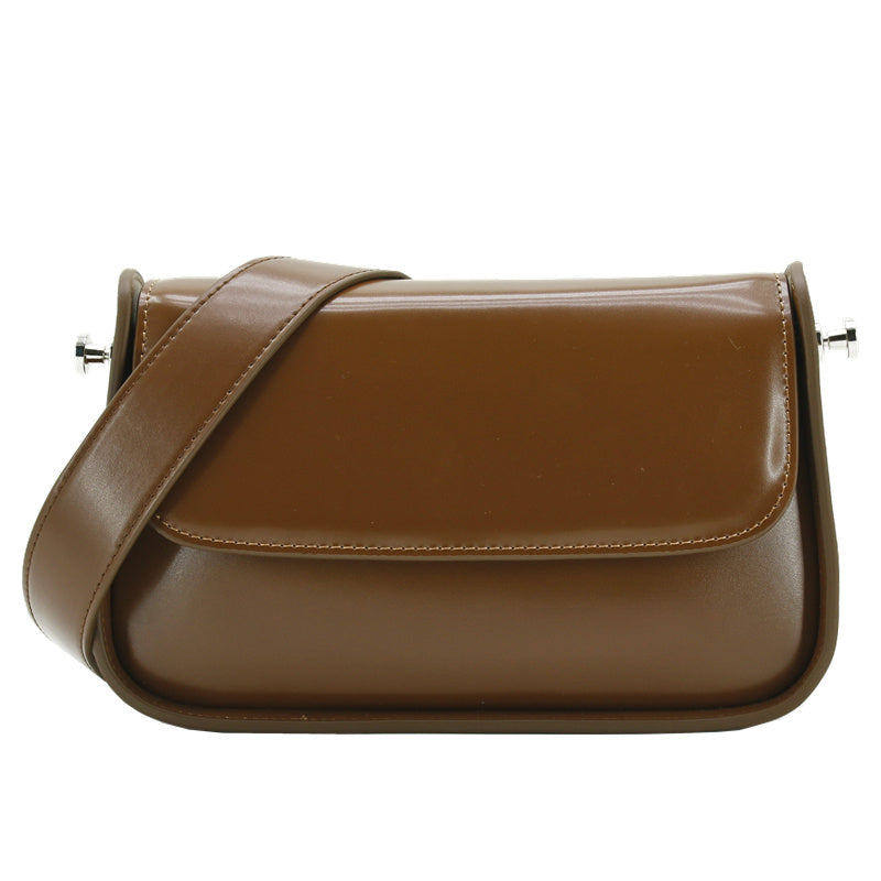 Sac à main bandoulière en cuir de vachette véritable de créateur de niche