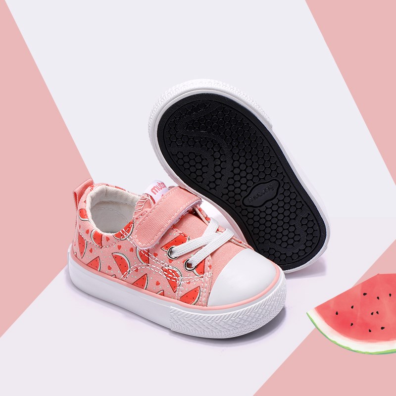 Soft-soled Non-slip Girls' Baby Canvas Sneakers