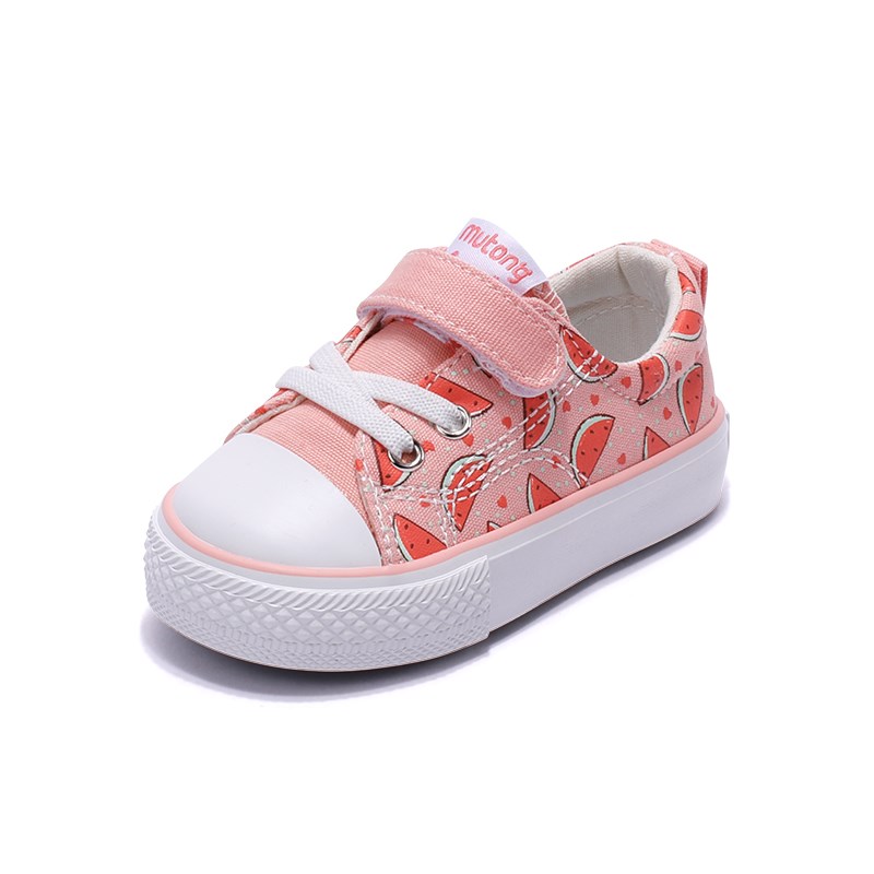 Soft-soled Non-slip Girls' Baby Canvas Sneakers