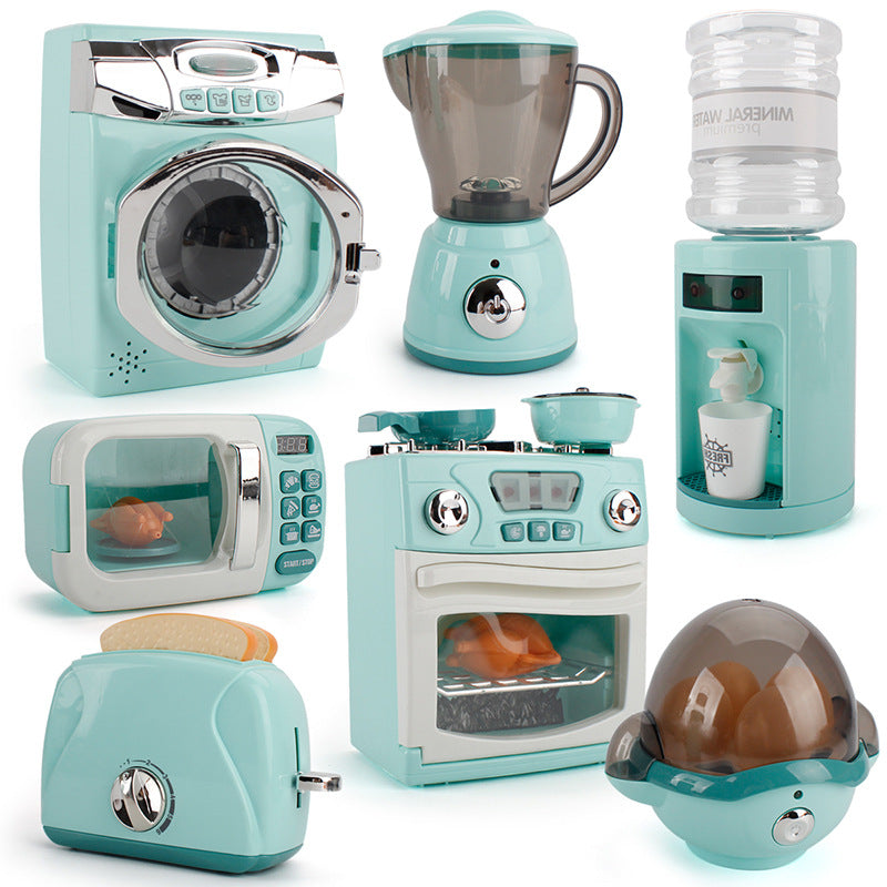 Kitchen Play House Toy Large Electric Washing Machine Egg Steamer