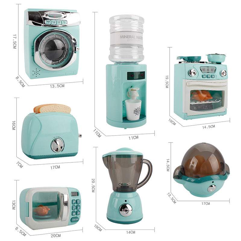 Kitchen Play House Toy Large Electric Washing Machine Egg Steamer