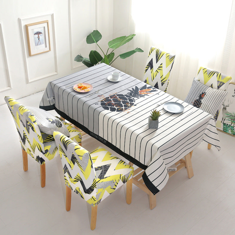 Cotton Linen Waterproof Disposable Rectangular Coffee Table Table Mat Tablecloth